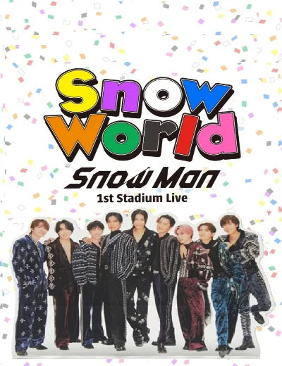 Snow Man 1st Stadium Live Snow WorldHình bìa