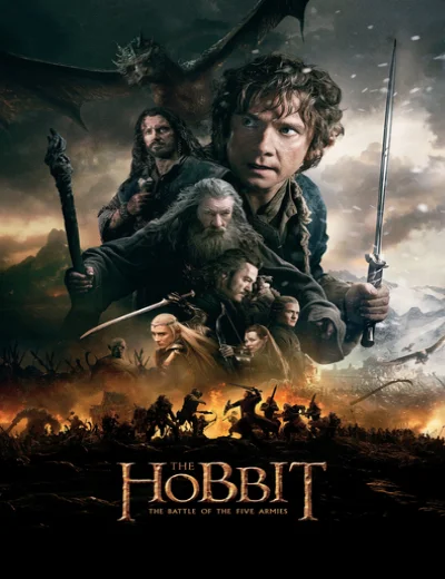 Người Hobbit 3: Đại chiến 5 cánh quânHình bìa