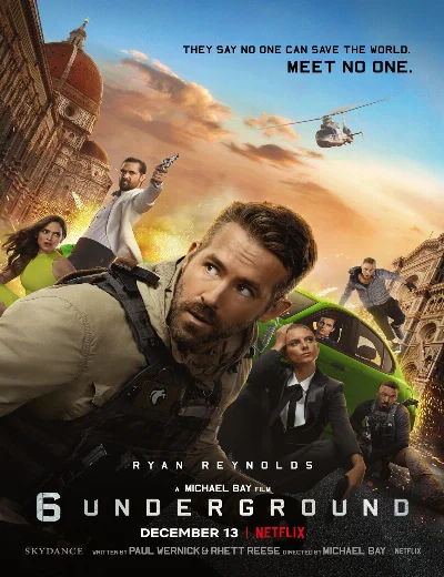 6 Underground - Đại chiến thế giới ngầmHình bìa
