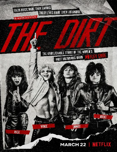 Mötley Crüe: Ban nhạc tai tiếngHình bìa