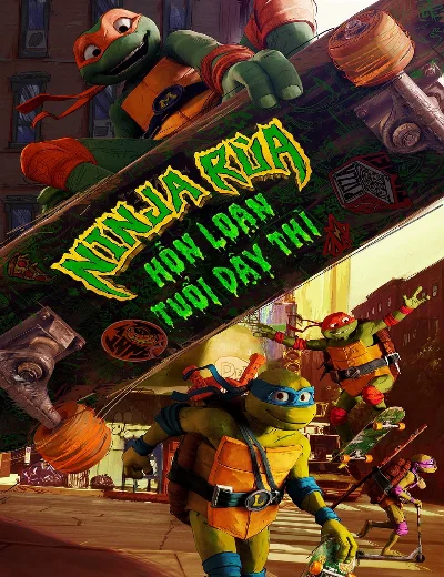 Ninja Rùa: Hỗn Loạn Tuổi Dậy ThìHình bìa