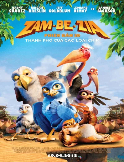 Zambezia: Thành Phố Các Loài ChimHình bìa