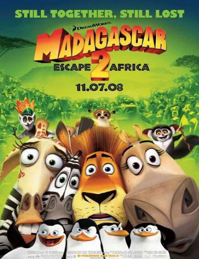 Madagascar 2: Tẩu thoát tới châu PhiHình bìa