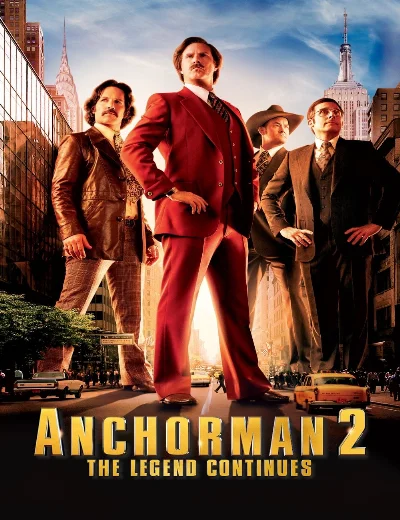 Anchorman 2: Huyền Thoại Tiếp DiễnHình bìa