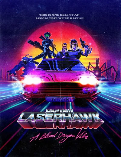 Đội trưởng Laserhawk: Blood Dragon RemixHình bìa