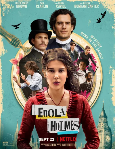 Nữ Thần Thám Enola HolmesHình bìa