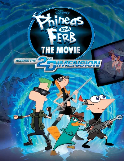 Phineas và Ferb: Băng Qua Chiều Không Gian Thứ 2Hình bìa