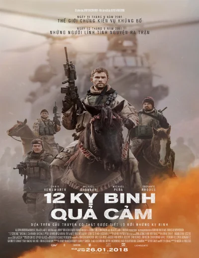 12 kỵ binh quả cảmHình bìa