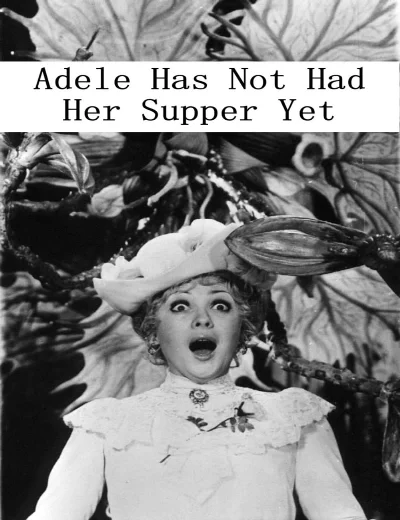 Adele Hasn't Had Her Dinner YetHình bìa