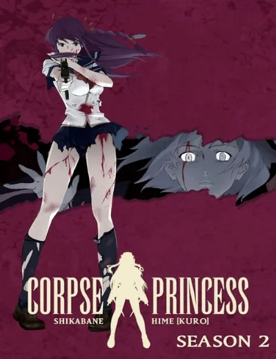 Shikabane Hime: KuroHình bìa