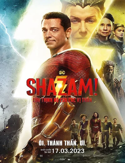 Shazam! Cơn Thịnh Nộ Của Các Vị ThầnHình bìa