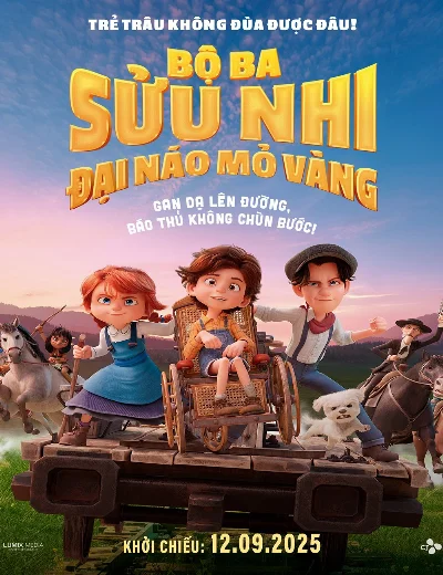 Bộ Ba Sửu Nhi Đại Náo Mỏ VàngHình bìa