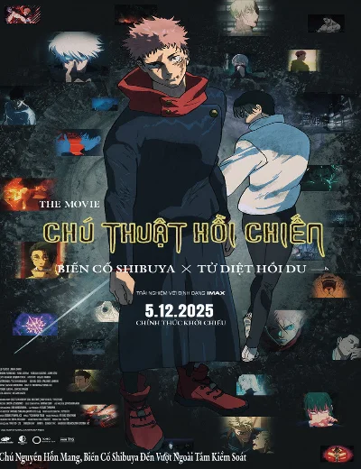 Chú Thuật Hồi Chiến: -BIến Cố Shibuya x Tử Diệt Hồi Du-Hình bìa