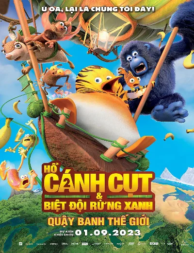 Hổ Cánh Cụt & Biệt Đội Rừng Xanh 2: Quậy Banh Thế GiớiHình bìa